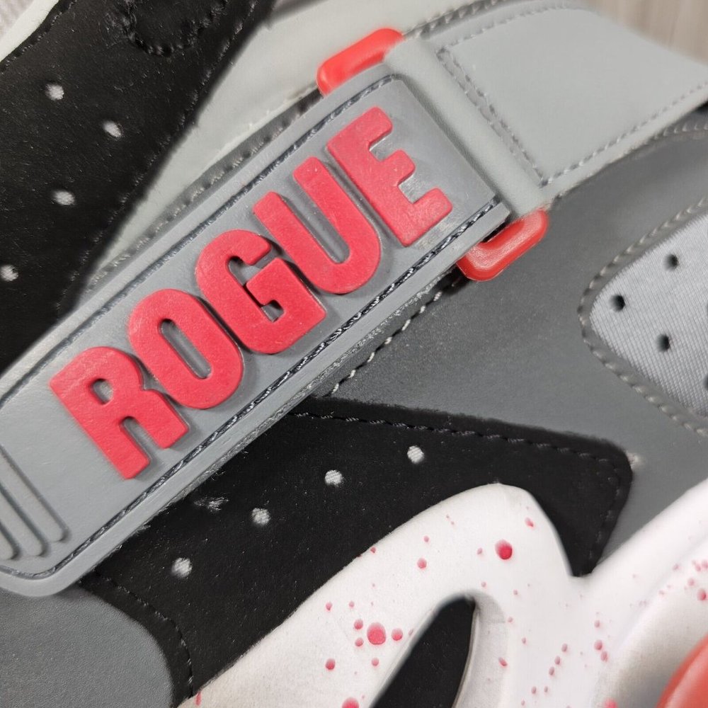 PATRICK EWING Rogue x ONYX Grey 3M Black Red Basketball Shoes Men's Size 9 NEW - Picture 7 of 16
